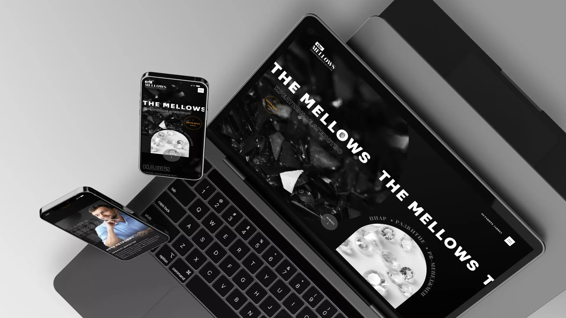 Разработка сайта креативного агентства «The Mellows» в Татарске