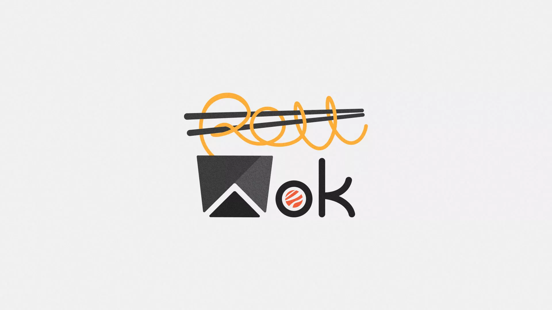 Разработка логотипа в Татарске для суши-бара «Roll Wok Club» Разработка логотипа в Татарске для суши-бара «Roll Wok Club»